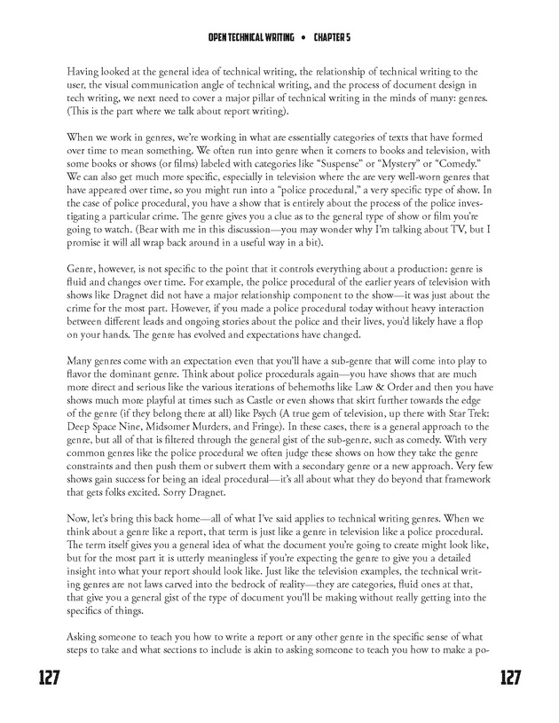 Open Technical Writing - New Page